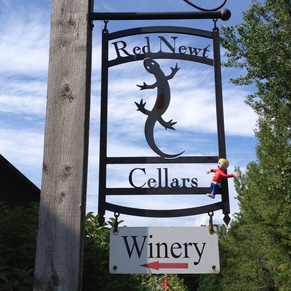 Photo taken at Red Newt Cellars by Briana on 8/17/2013