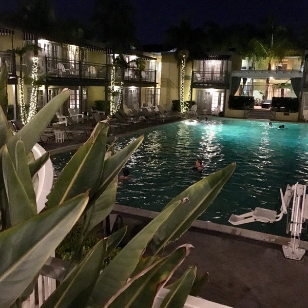 Photo taken at The Lafayette Hotel, Swim Club &amp; Bungalows by terence l. on 3/11/2017