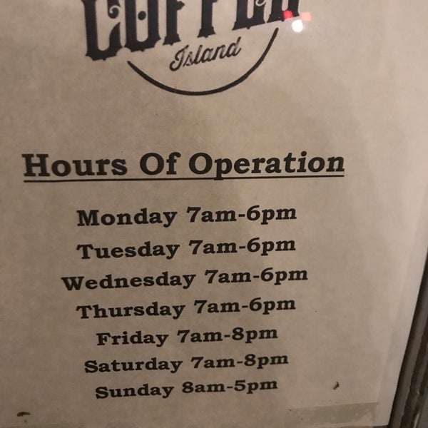 Hours of operation are not correct, got there and this is posted on the door