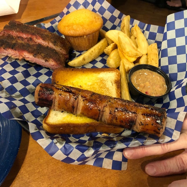 Photo taken at Famous Dave&#39;s by William T. on 3/28/2019