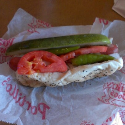 Photo taken at Portillo&#39;s by Donnie F. on 11/5/2012