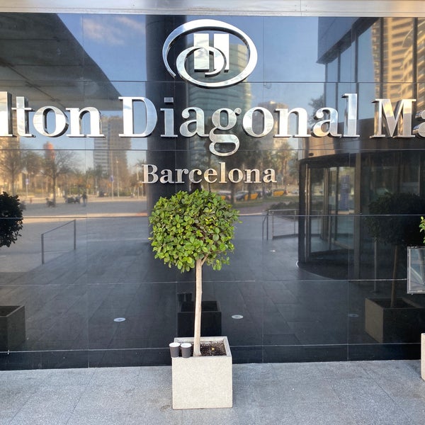 Photo taken at Hilton Diagonal Mar Barcelona by Maximus T. on 2/9/2022