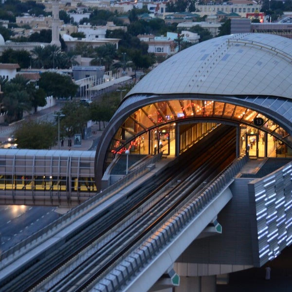 Photos at Dubai Airport Free Zone Metro Station - القصيص الأولى ...