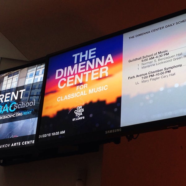 Photo taken at DiMenna Center for Classical Music by Angela K. on 1/22/2015
