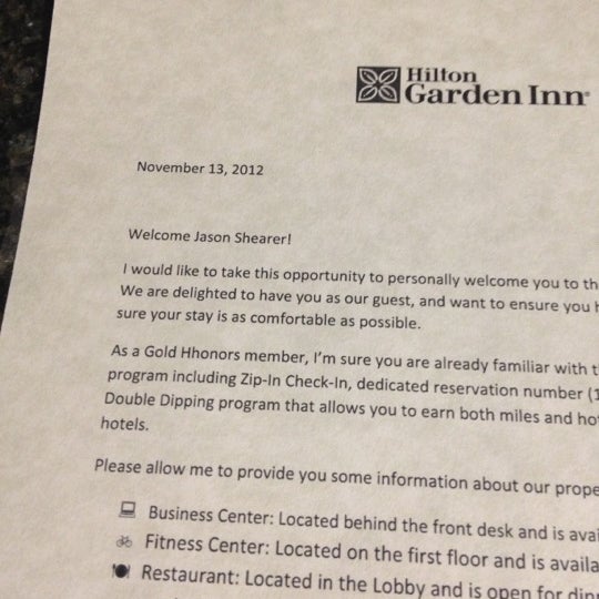 11/14/2012에 Jason S.님이 Hilton Garden Inn에서 찍은 사진