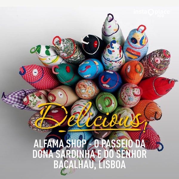 Photo taken at Alfama Shop - O Passeio da Dona Sardinha e do Senhor Bacalhau by António A. on 11/29/2014