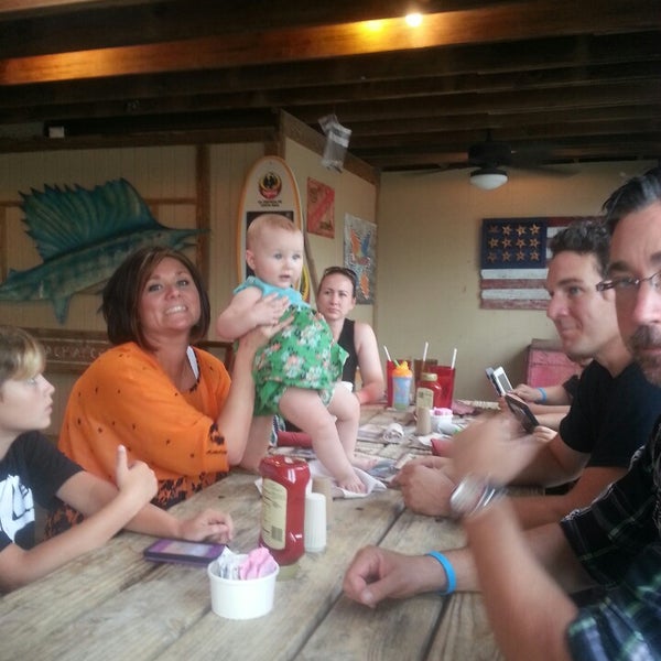 Photo taken at Castaways Seafood and Grill by Mark C. on 7/18/2014