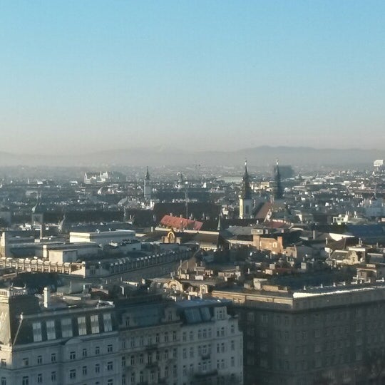 Photo taken at UNIQA Tower by Vladimir I. on 1/3/2014