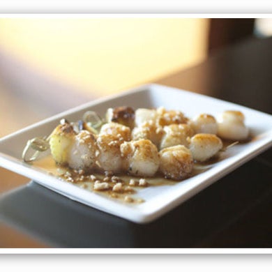 Modesto is a truly Spanish tapas restaurant -- even the wines and cheeses are imported from Spain. Pop pinxtos like a stuffed Gordal olive with blue cheese and almond!  http://bit.ly/19dbsdM