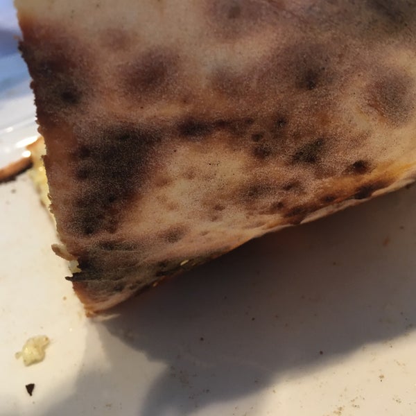 We got burned pizza this time