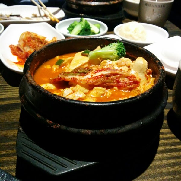 Photo taken at BCD Tofu House by Jean X. on 11/22/2014