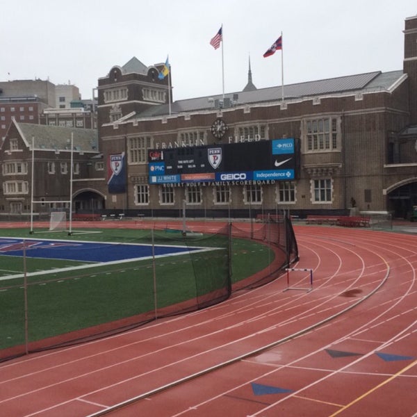Photo taken at Franklin Field by Orig P. on 4/9/2015