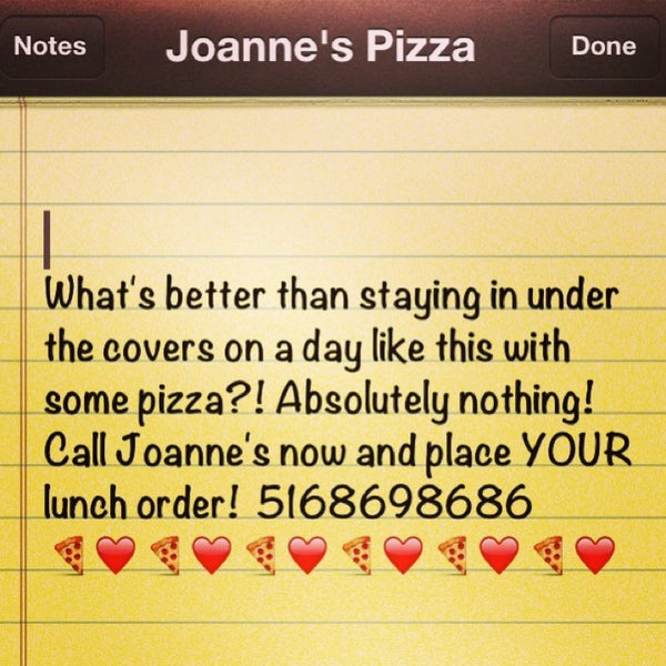 Foto diambil di Joanne&#39;s Gourmet Pizza oleh Joanne&#39;s P. pada 5/19/2013