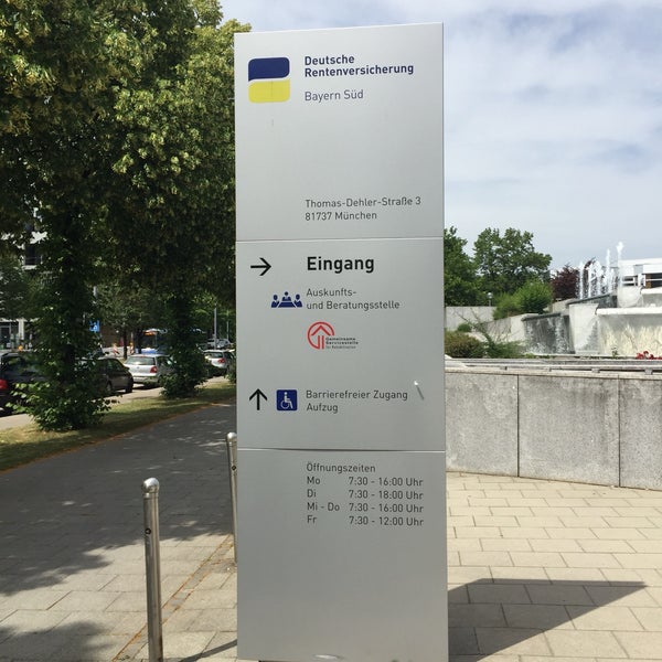 Deutsche Rentenversicherung Bayern Süd Stellenangebote foursquare.com