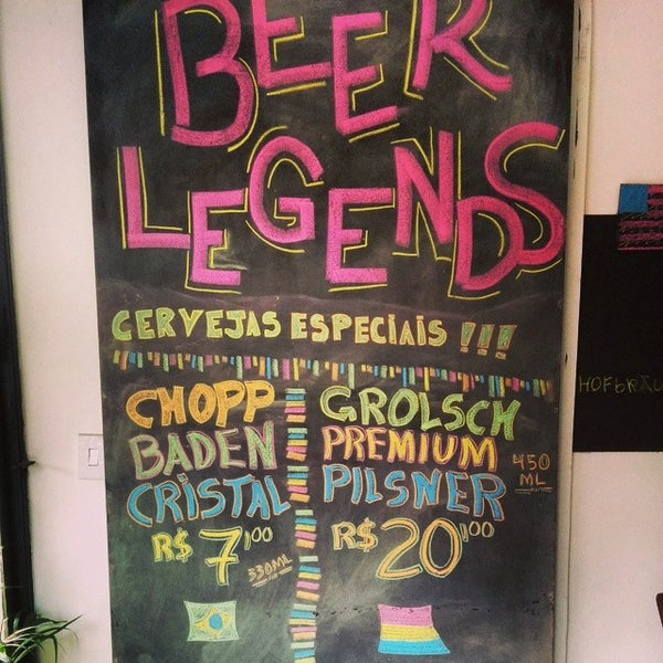 รูปภาพถ่ายที่ Beer Legends - Bar e Cervejaria โดย Alexandre D. เมื่อ 8/17/2014