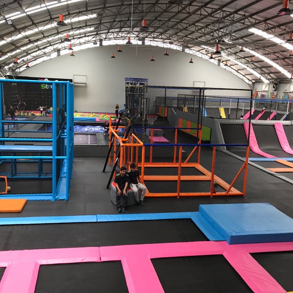 Photo taken at Bounce Street Asia - Trampoline Park by  Rully A. on 3/5/2017