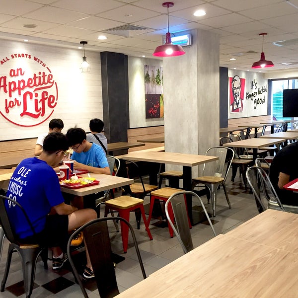 KFC Fast Food Restaurant in Singapore