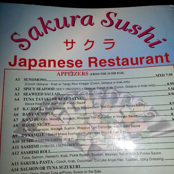 1/10/2014에 Janash Gewan R.님이 Sakura Sushi Japanese Restaurant에서 찍은 사진