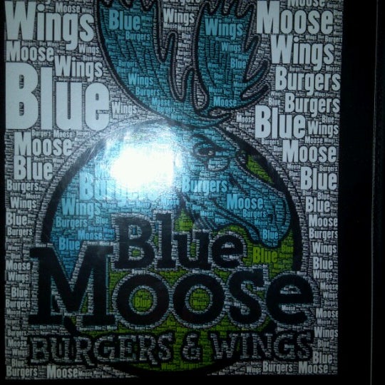 Photo taken at Blue Moose Burgers &amp; Wings by Heather N. on 9/23/2012
