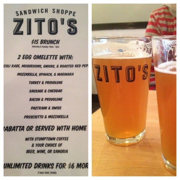 รูปภาพถ่ายที่ Zito&#39;s Sandwich Shoppe โดย Amanda D. เมื่อ 4/7/2013