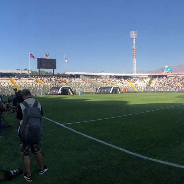 Снимок сделан в Estadio Monumental David Arellano пользователем Guillermo S. 1/19/2019