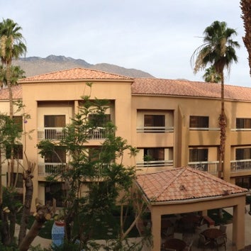 Photo taken at Courtyard by Marriott Palm Springs by Petros I. on 5/28/2013