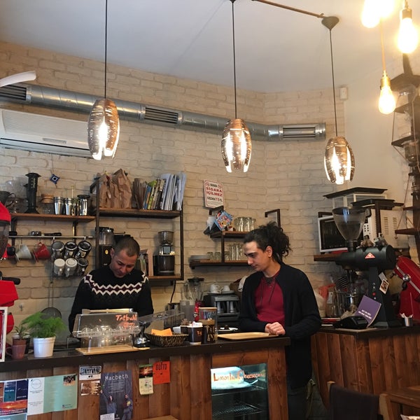 1/27/2018 tarihinde Burcak T.ziyaretçi tarafından Tribu Caffe Artigiano'de çekilen fotoğraf