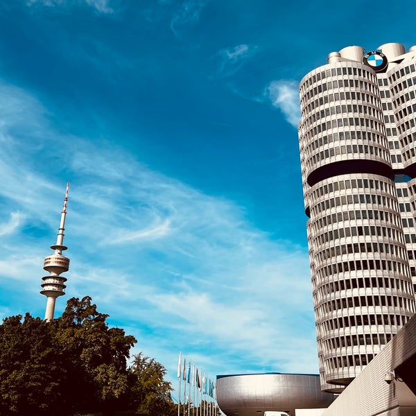 Photo taken at BMW-Hochhaus (Vierzylinder) by Patrick S. on 9/5/2022