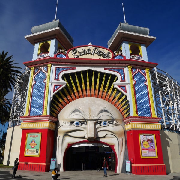 Photo taken at Luna Park Melbourne by Hitomi S. on 7/2/2019
