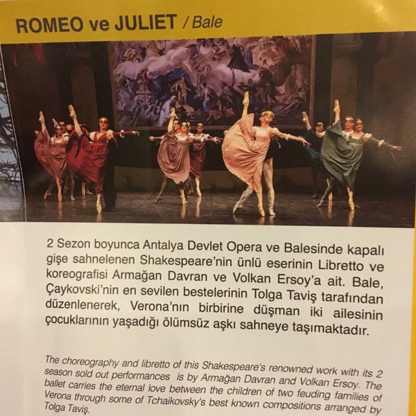 รูปภาพถ่ายที่ Antalya Devlet Opera ve Balesi โดย Baris T. เมื่อ 1/21/2020