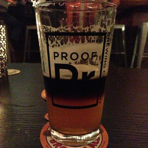Photo taken at Proof Brewing Company by Chris on 12/21/2012