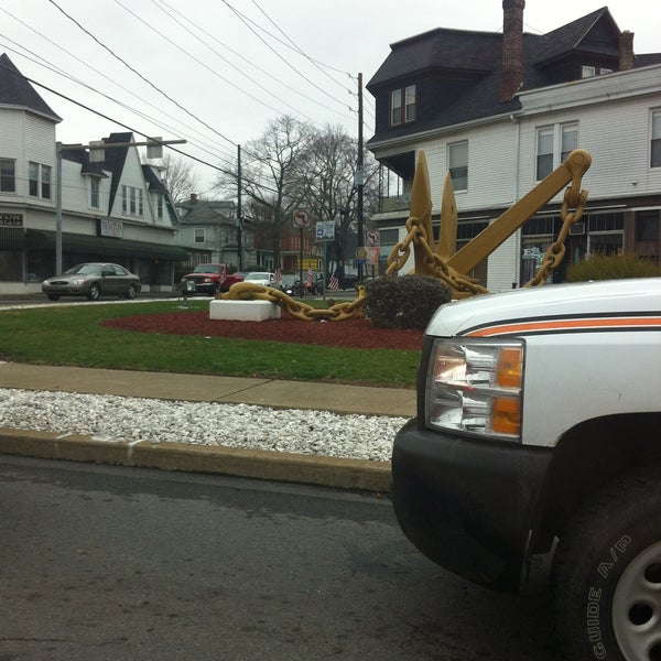 The Anchor Monument in Olyphant