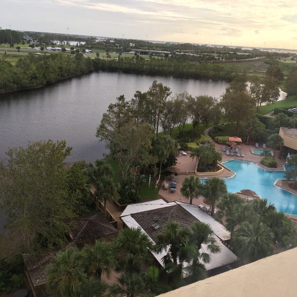 Photo taken at Marriott Orlando Airport Lakeside by Emily L. on 10/2/2017