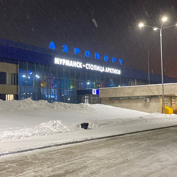 Photo taken at Murmansk International Airport (MMK) by Roman F. on 12/15/2021
