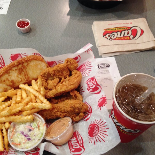 Photo taken at Raising Cane&#39;s Chicken Fingers by Andrea A. on 1/8/2015