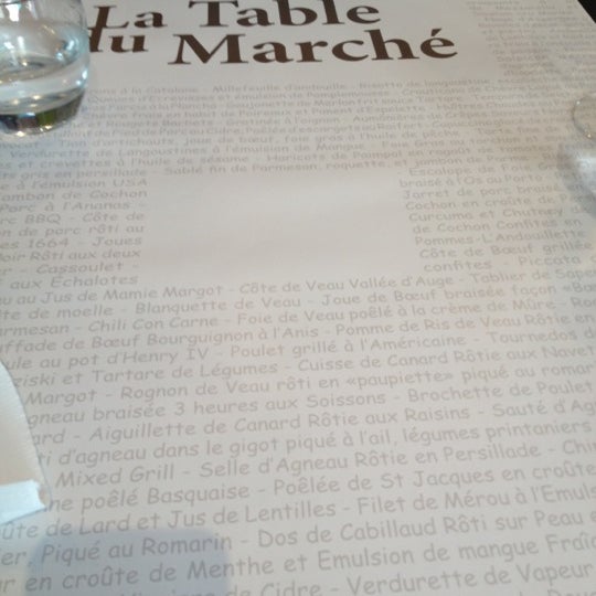 10/10/2012 tarihinde Gitteziyaretçi tarafından La Table du Marché'de çekilen fotoğraf
