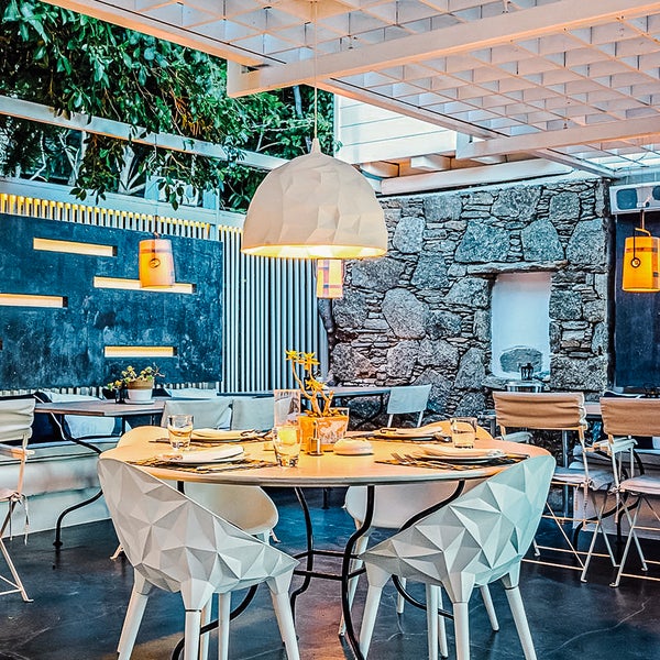 Enjoy a gourmet dining experience at Thioni Restaurant. One of Mykonos' most famous dining establishments housed in Semeli Hotel.