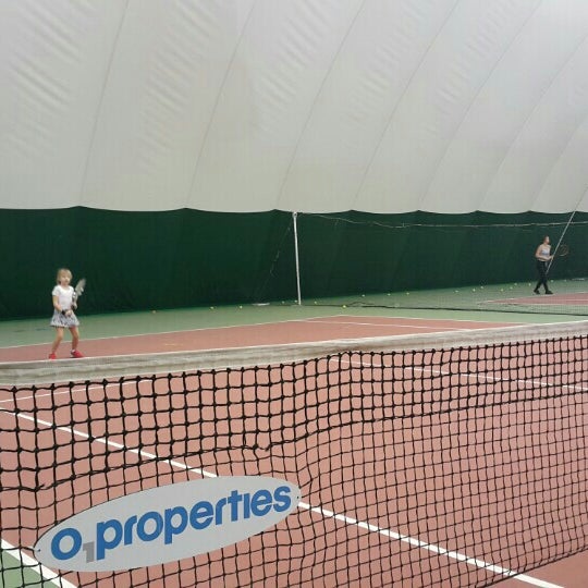 Photo taken at Академия тенниса Александра Островского by Andrey L. on 1/11/2016