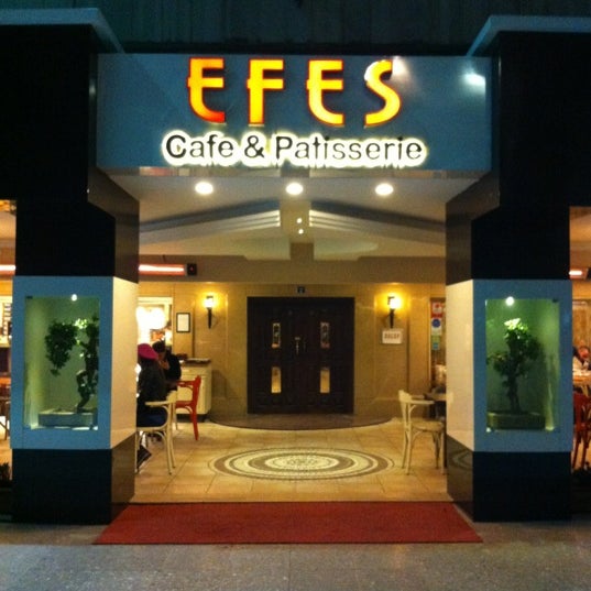 Photo taken at Efes Cafe &amp; Patisserie by İbrahim on 12/22/2012