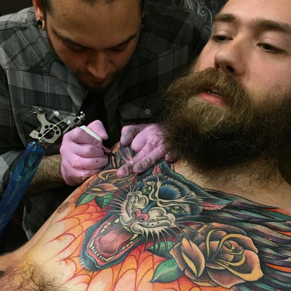 Photo taken at Triple Diamond Tattoo by Shannon M. on 1/27/2016