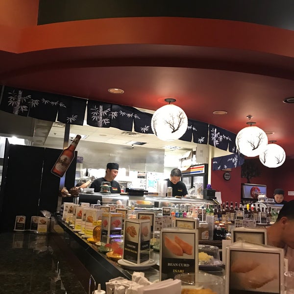 Photo taken at Kiku Revolving Sushi by Ed V. on 3/18/2018
