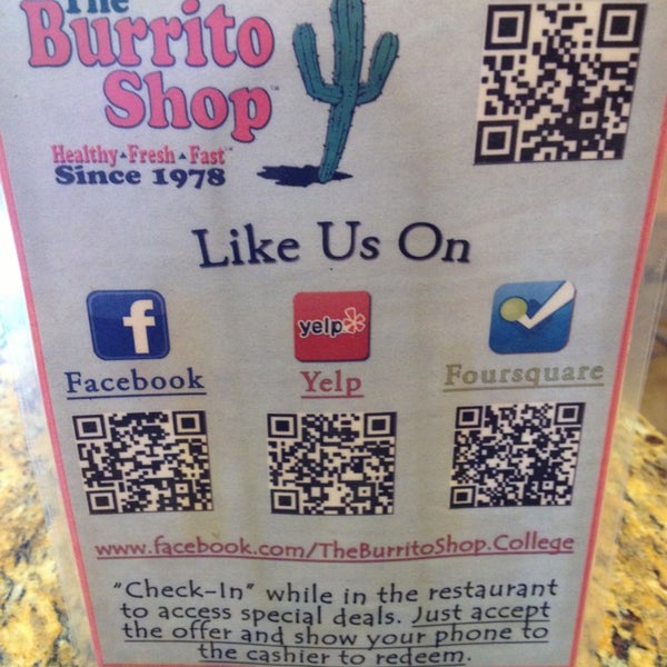 รูปภาพถ่ายที่ The Burrito Shop โดย Paul W. เมื่อ 6/23/2013
