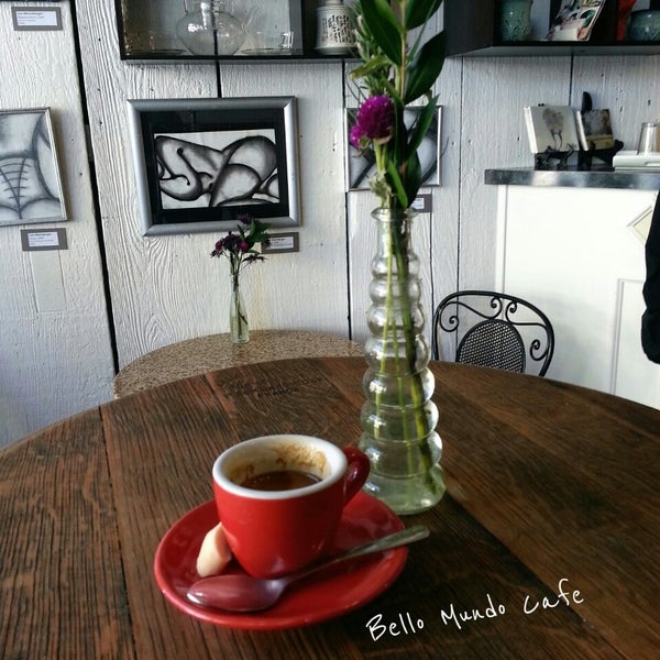 Photo taken at Bello Mundo Cafe by Jonas on 8/2/2013