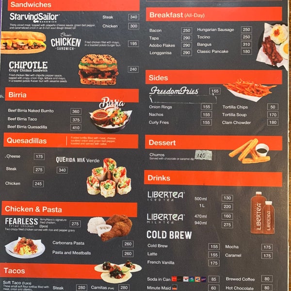 Army Navy Burger + Burrito National Hwy, Brgy Halang