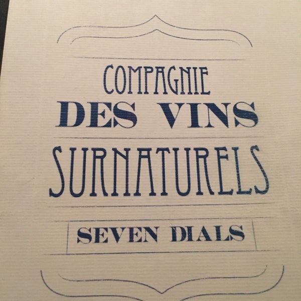 11/28/2016에 Tammi W.님이 Compagnie des Vins Surnaturels에서 찍은 사진