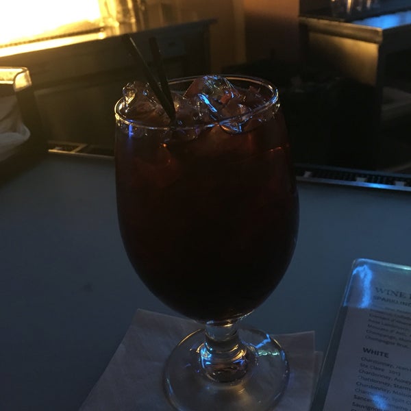 Atmosphere was nice. My red wine sangria was very strong! That's a good thing. Bartenders are really inviting and I wanted to stay but they were closing. I will return