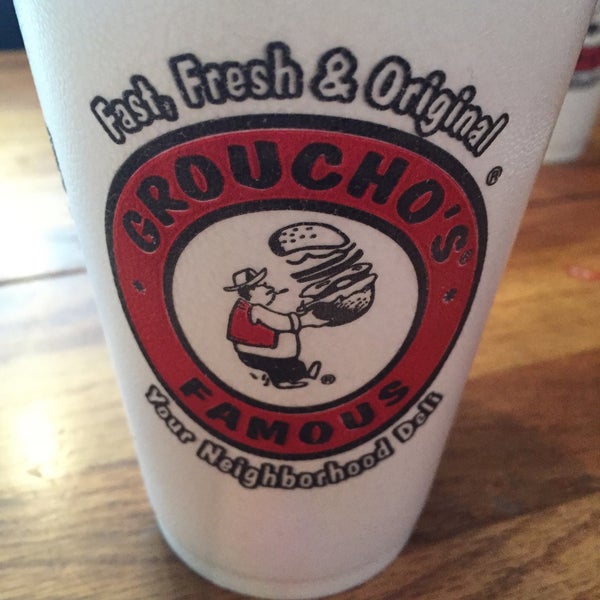 Photo taken at Groucho&#39;s Deli of Charleston by Mitchell S. on 1/24/2016