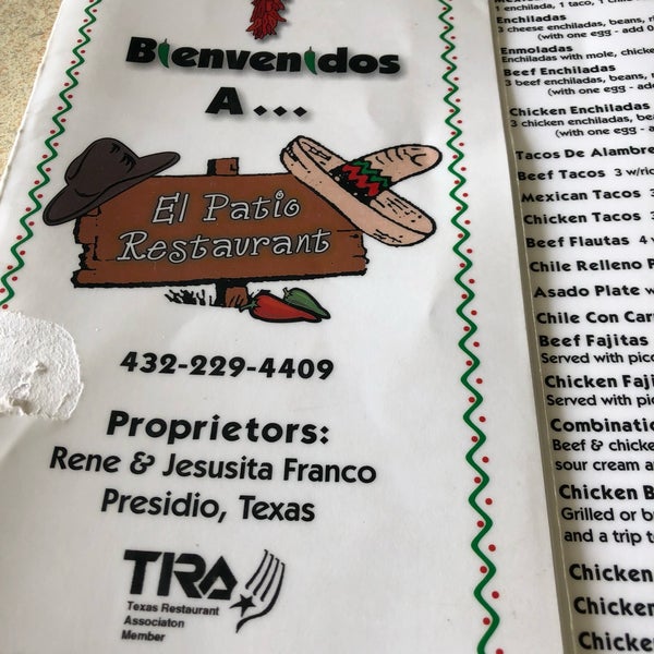 El Patio Presidio, TX