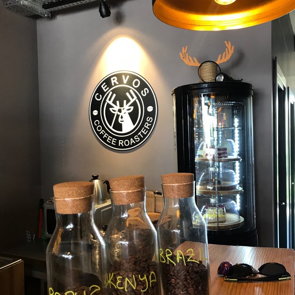 Photo taken at Cervos Coffee Roasters by elif m. on 3/10/2018