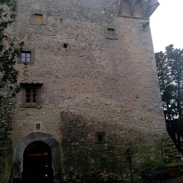 Photo taken at Castello di Meleto by Andrej G. on 12/7/2014